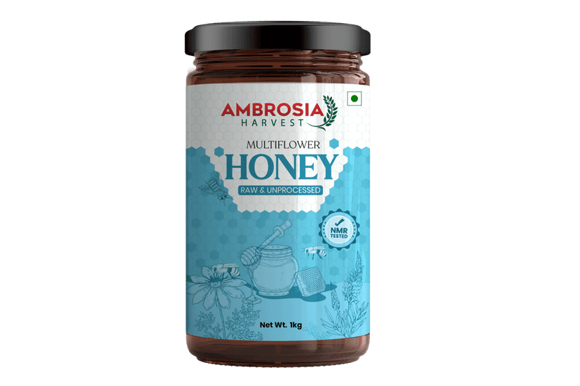 Multi-Flower Honey 1Kg (Raw & Unprocessed)