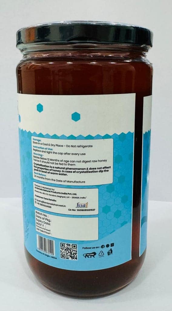 Multi-Flower Honey 1Kg (Raw & Unprocessed) view 3