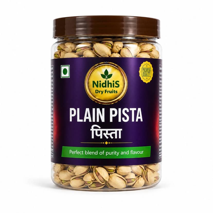 NidhiS Dry Fruits Plain Pista (Pistachios)