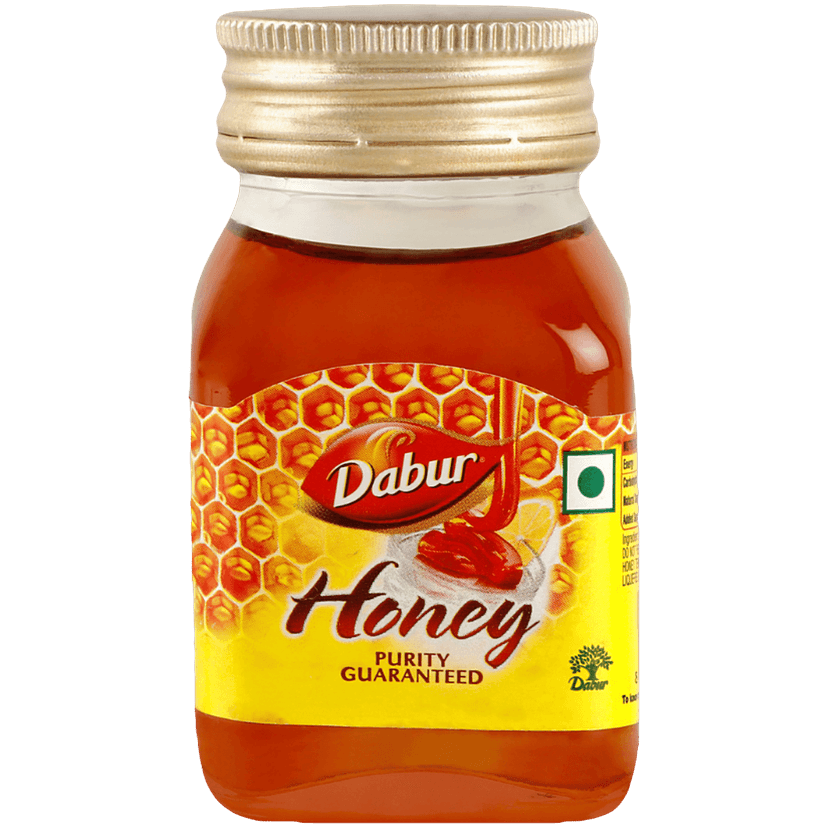 Dabur 100% Pure Honey - Worlds No. 1 Honey With No Sugar Adulteration, 100 G Bottle view 2