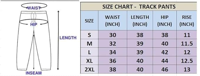 Solid Men Black Track Pants view 4