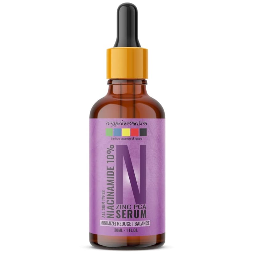 Organix Mantra Niacinamide 10% Face Serum for Acne Marks, Acne Prone Skin, 30ML