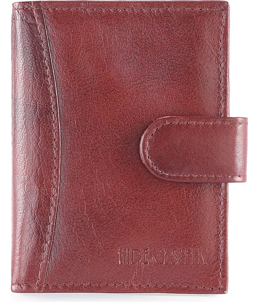 Hide&Sleek RFID Protected Genuine Soft Leather 20 Card Holder Wallet view 2