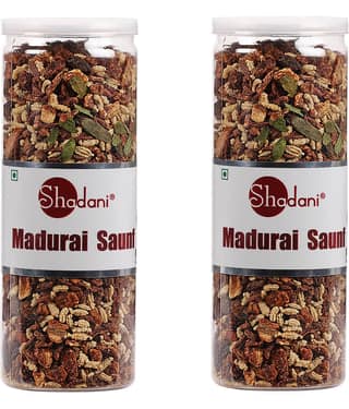 Shadani Madurai Saunf Can 170g (Pack of 2)