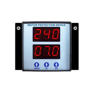 HAPPI Motor Protection Device With Dry Run, Overload, Overvoltage, Undervoltage Protection and Water Overflow Stop Timer for Water Pump Motor Starter with Contactor Panel