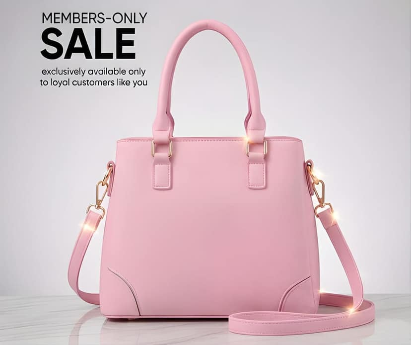 Women's Premium PU Leather Tote Handbag with Sling Strap, Scarf & Pom Pom Charm | Elegant Shoulder Bag for Office, College & Daily Use (Heavy Quality) view 4