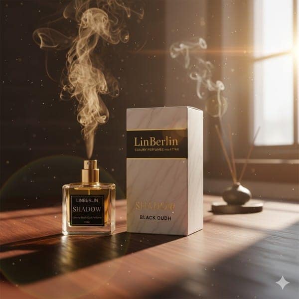 LinBerlin Black Oud Perfume – Shadow | Luxury 50ml Oudh Fragrance | Dark Wood & Incense Perfume for Men & Women | Long Lasting view 4