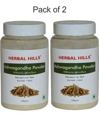 Herbal Hills Ashwagandha Powder Powder 200 gm Pack Of 2