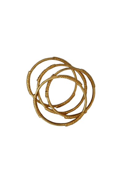 One gram Gold Bangles Set of 4 view 2