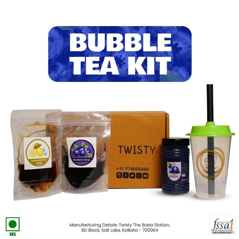 Twisty The Boba Station� - Bubble Tea Kit - 3 Servings view 2