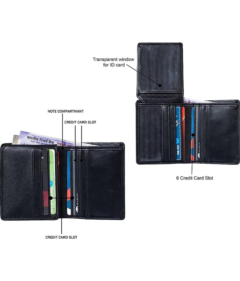 HIDEFLIX PU Leather Card Holder ( Pack 1 ) view 2