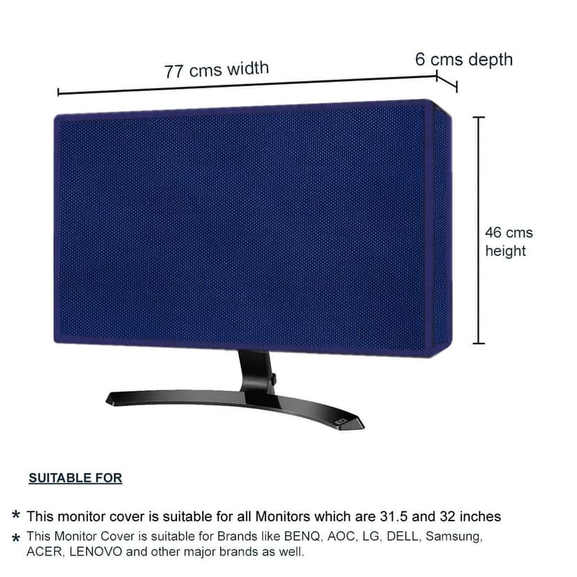 PalaP Dust Proof Monitor Cover for LG 34 inches Monitor view 3