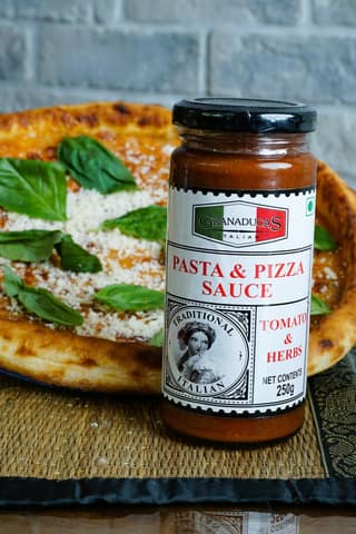 Granaducas Pasta & Pizza Sauce (250g) | Tomato, Herb & Garlic Blend | Pizza Base & Pasta