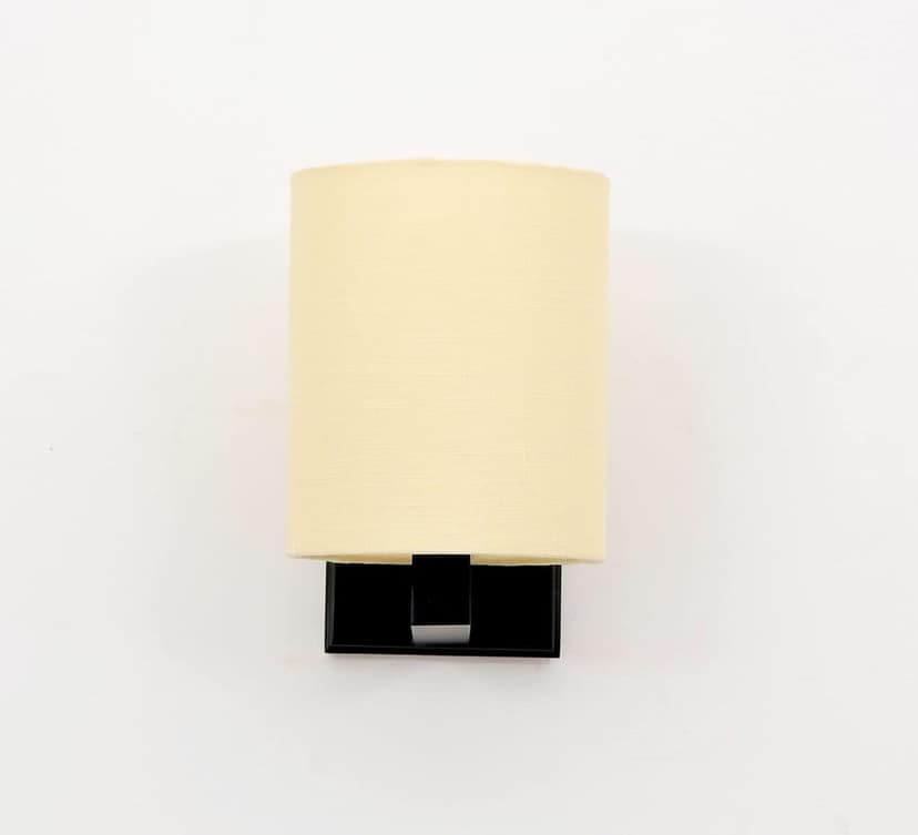 LIGHT ANGLE Wooden Up Light Fabric Wall Lamps(N-w-beige) view 2