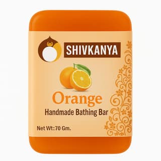Handmade Orange Bathing Bar