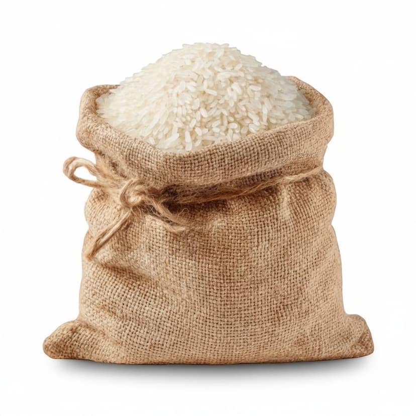 Premium White Rice - 10 kg - One jute bag view 2