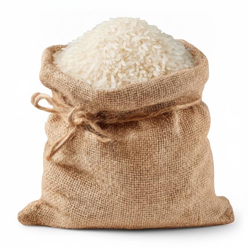 Premium White Rice - 10 kg - One jute bag view 4