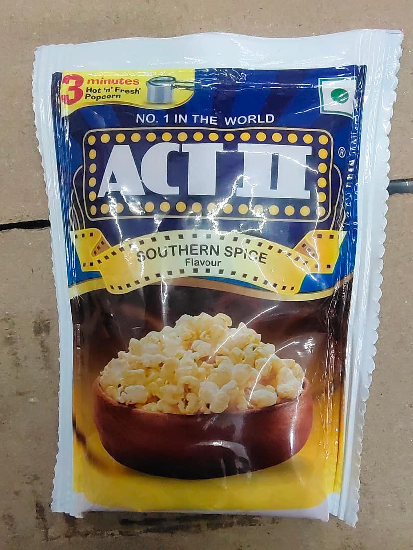 Act 2 popcorn southern spice flavour