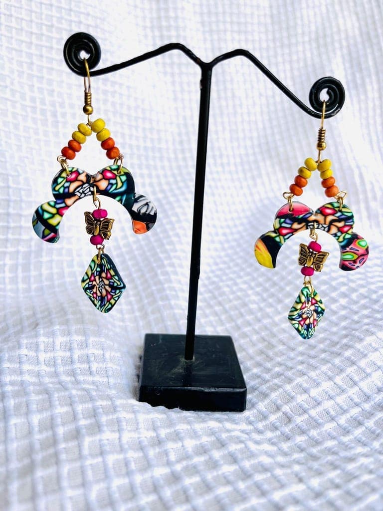 NOMO handcrafted clay earrings