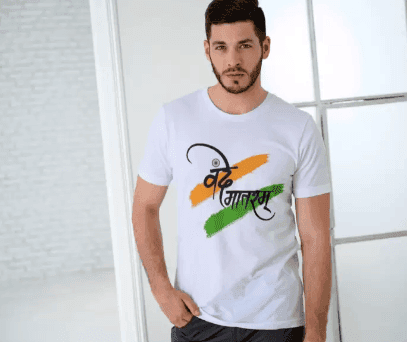 Ikkay Fashion Men Typography Round Neck Reversible Poly Cotton White T-Shirt
