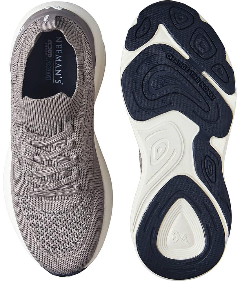Neemans Dark Grey Men's Sports Running Shoes view 2