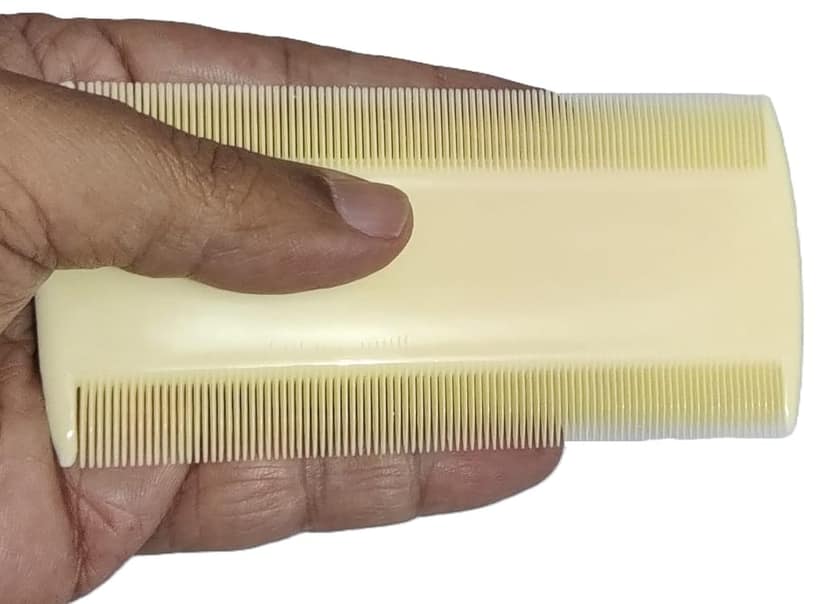 Lice and Nits Removal Comb, Ivory Colour, Pack of 4 Jun Comb view 3