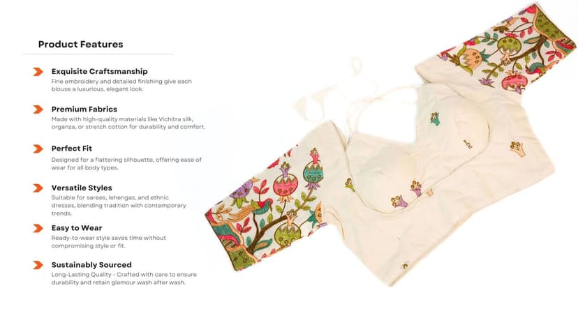 Readymade Blouse view 3