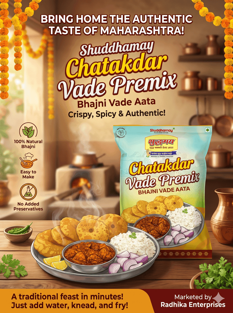 Chatakdar Vade Premix|200gms|Vade Atta | Crunchy Vade Premix | Instant Vade Premix | No preservatives | Ready to cook view 3