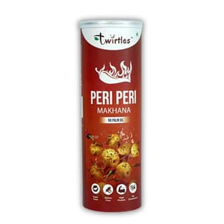 TWIRTLES PERI PERI MAKHANA - 75 gm - One pack of roasted makhana