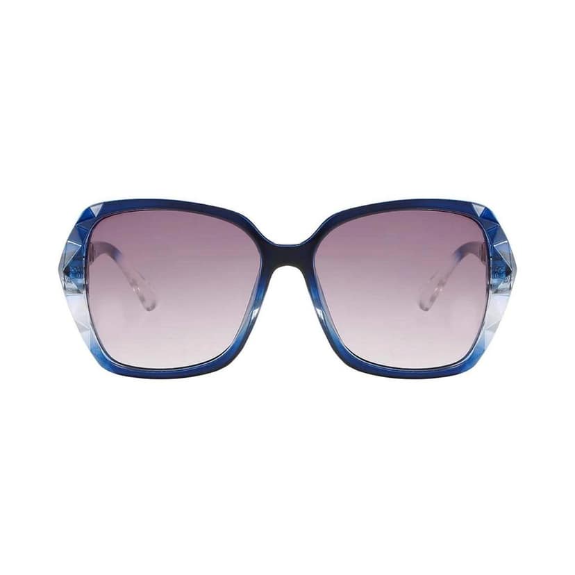 4Flaunt Full Rim Stylish Trending & Latest Vintage Oversized Oval Butterfly Gradient Sunglasses For Women | 100% UV Protected | Large (58-17-132 MM) (C3 - Blue) view 2