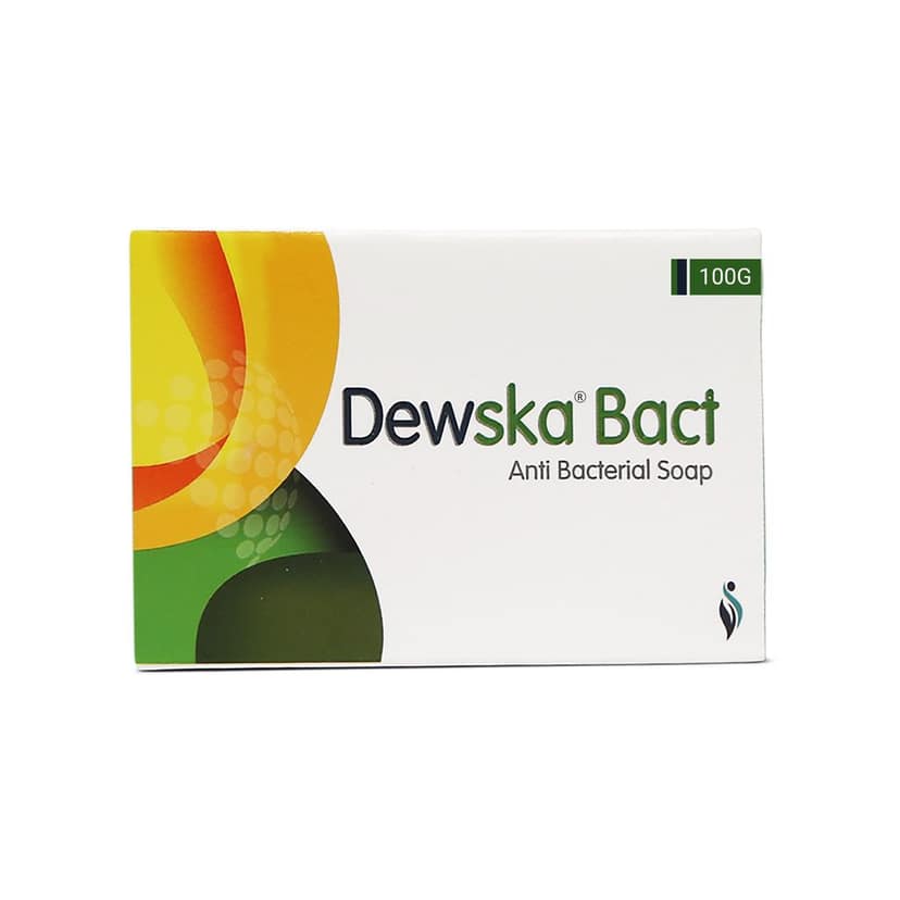 Dewska Bact Anti Bacterial, Anti Acne Moisturizing Bathing Bar, Rich in Tea Tree Oil, Turmeric Oil, Aloe, and Shea Butter Moisturizer Prevent Fungal and Acne Breakout 100gm view 6