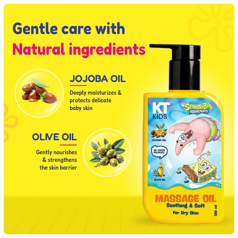 KT Kids Massage Oil – 150ml view 3