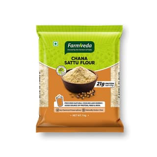 Farmveda Channa Sattu Flour - 1kg