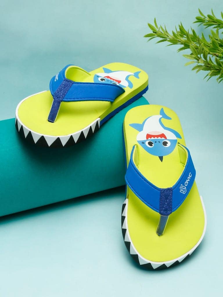 Premium Shark V-Shape Flip-flops With Foxing (Unisex)