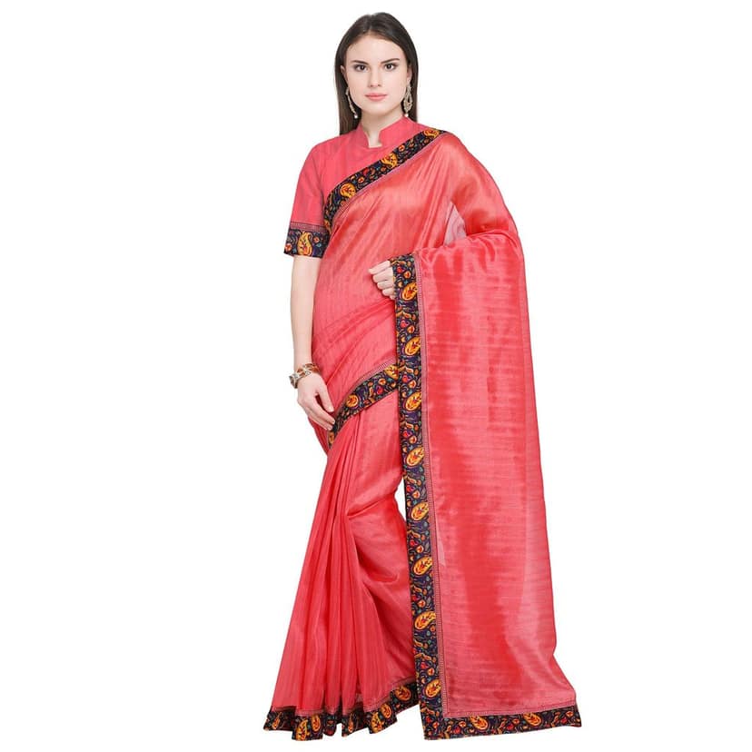 Florence Art Silk Saree with Blouse Piece