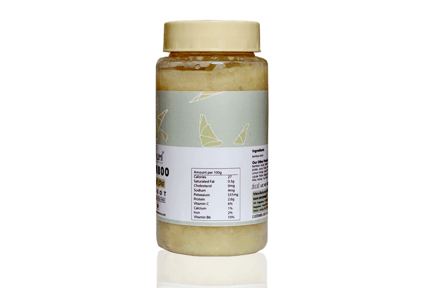 Kuhi's Bamboo Shoot (Raw) Baas Ka Achaar | No Preservatives | Homemade FERMENTED Pickle (250 GMS) view 2