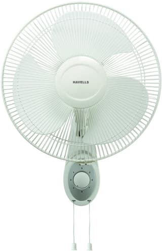 Havells Swing 300mm Wall Mounted Fan High-Performance, Wall Fan for Kitchen & Home, Smooth Oscillation, 100% Copper Motor 3-Speed Control, 2-Year Warranty (Pack of 1, Off White)