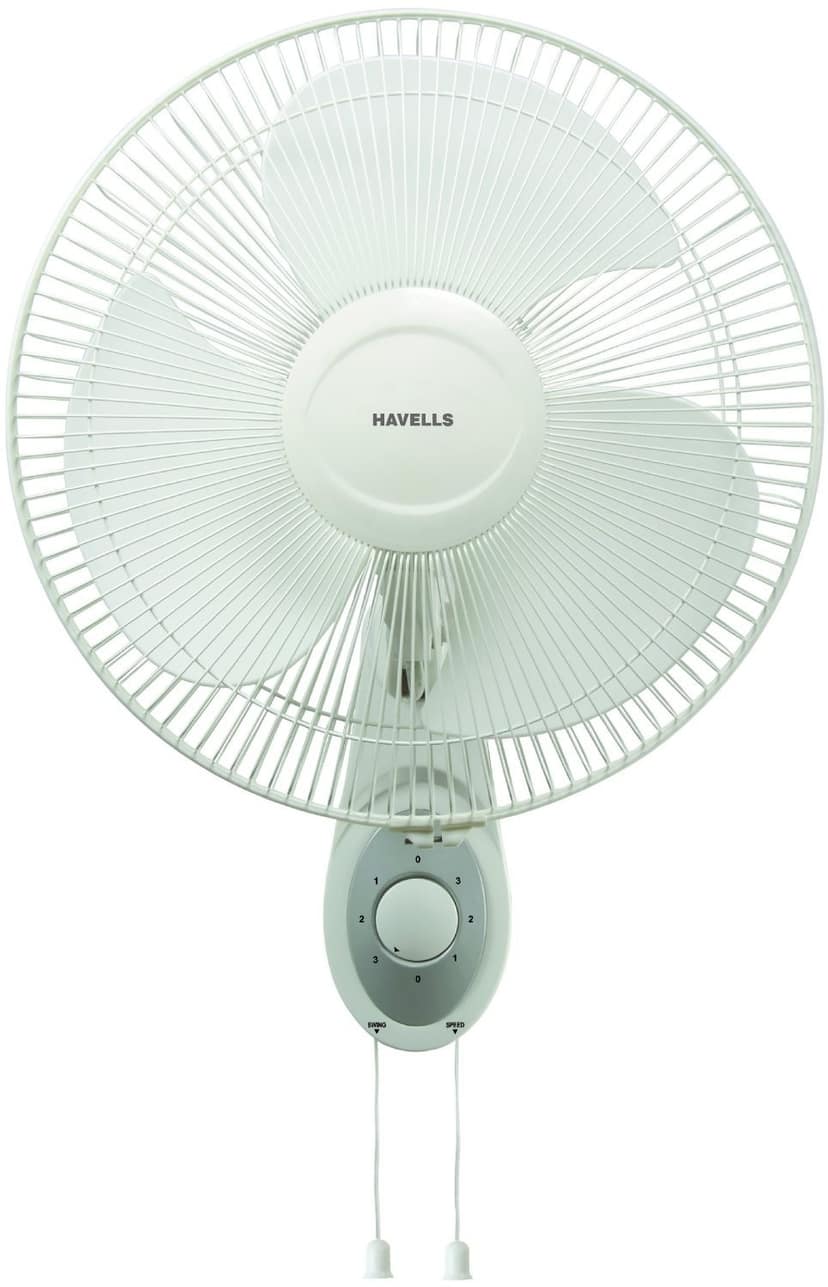 Havells Swing 300mm Wall Mounted Fan High-Performance, Wall Fan for Kitchen & Home, Smooth Oscillation, 100% Copper Motor 3-Speed Control, 2-Year Warranty (Pack of 1, Off White)