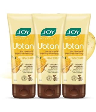 Joy - Tan Removal Face Wash + Scrub For All Skin Type ( Pack of 3 )