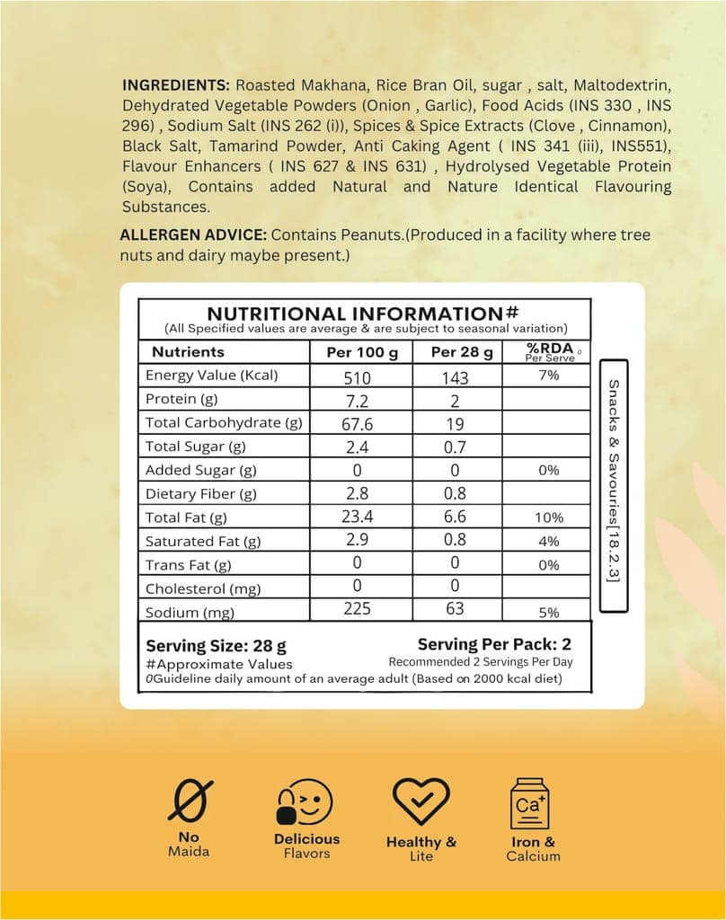 Vavri Healthy Roasted Makhana Combo (3 Units) - Cheese and Herbs Flavor view 3