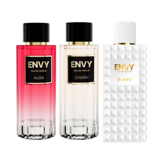 ENVY Pack of 3 Perfumes For Women (Aura + Charm + Blanc) - 100ml Each