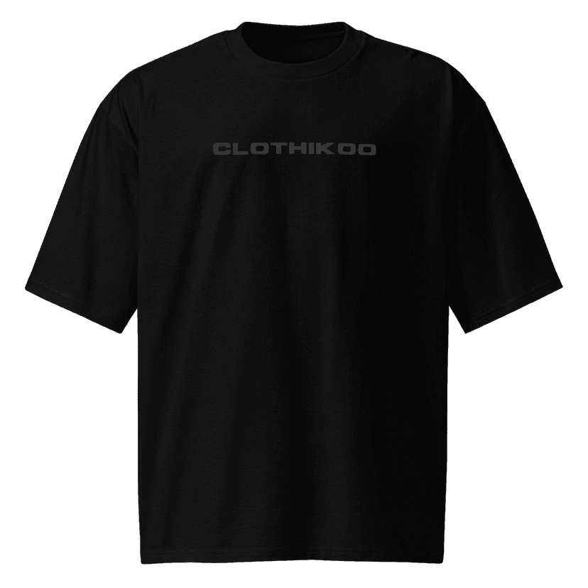 Oversized heavyweight t-shirt (Old Bull, 220 gsm, Black) view 2