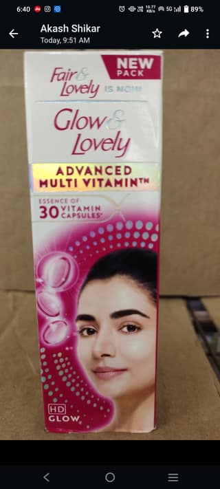 Glow and lovely advance multivitamin capsule