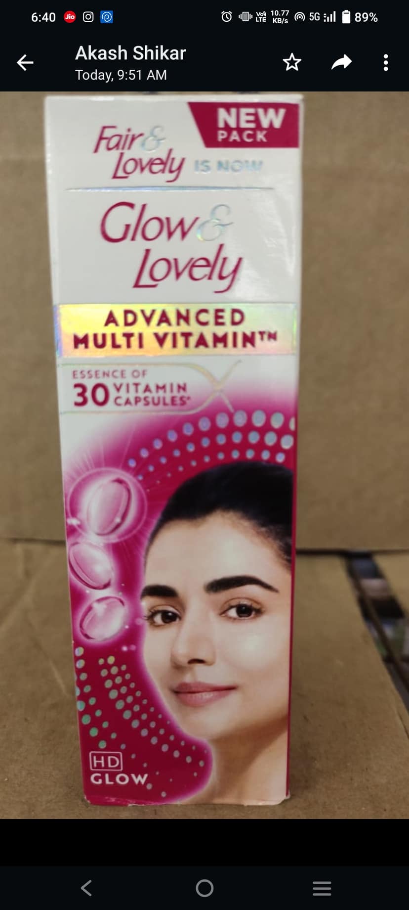 Glow and lovely advance multivitamin capsule