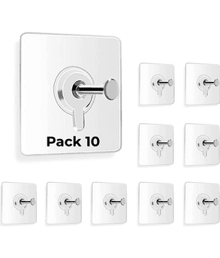 Photo Frame Hooks & Wall Hangers Tex Hooks Pack of 10 for Wall Heavy Duty, Self Adhesive Hook, Wall hangings, Kitchen Accessories Item