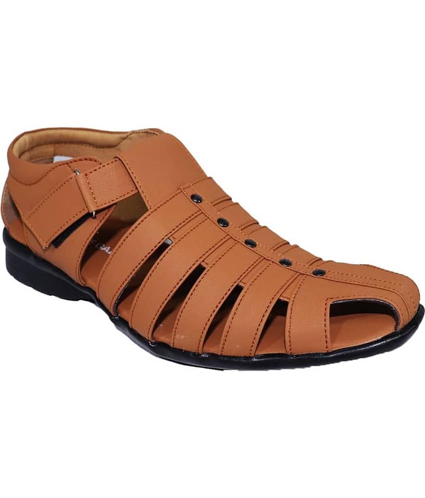 RAGE GAZE - Tan Men's Sandals