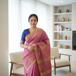 Royal Bloom Silk Saree