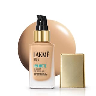 LAKM 9to5 Hya Matte Liquid Foundation + Hyaluronic Acid Neutral Light - 25ml LAKM 9to5 Hya Matte Liquid Foundation + Hyaluronic Acid Neutral Light - 25ml - Neutral Light / 25 ml (Pack of 1)