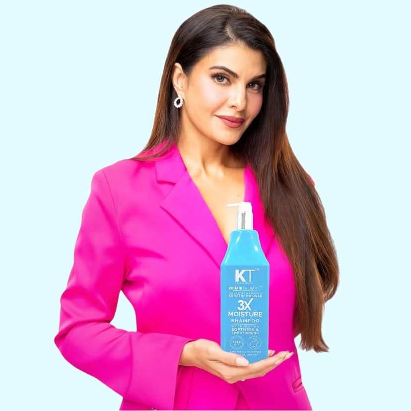 KT Professional 3X Moisture Shampoo for Dry Hair, Hydrates & Smooths Dry Hair - 1000ml view 2
