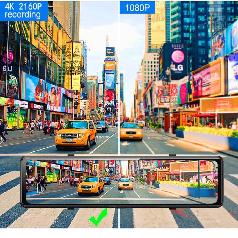 AUSHA Professional 4K Dash Cam with GPS | SONY Sensor, Parking Assist & ADAS view 8